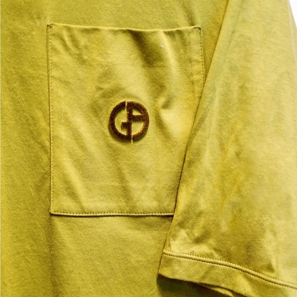 Giorgio Armani Logo Embellished T Shirt - Picture 3 of 4